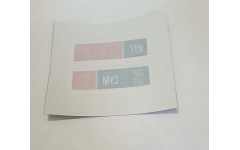 MER326AFU015 Пленка клавиатуры (326AFU) Запасные части для весов M-ER 326AFU арт.2245